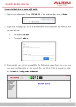 Preview for 21 page of ALTAI MIS200P Quick Setup Manual