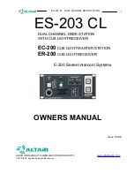 Altair E-200 series Owner'S Manual предпросмотр