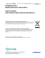 Предварительный просмотр 22 страницы Altair E-200 series Owner'S Manual