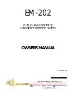 Altair EM-202 Owner'S Manual предпросмотр