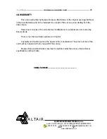 Предварительный просмотр 28 страницы Altair MF12 SERIES Owner'S Manual