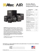 Altec AIR MHT Series Owner'S Manual preview