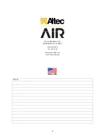 Предварительный просмотр 22 страницы Altec AIR MHT Series Owner'S Manual