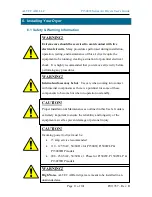 Предварительный просмотр 11 страницы Altec AIR PUREGAS P1500W Series User Manual