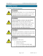 Preview for 11 page of Altec AIR Puregas P210W2LP User Manual