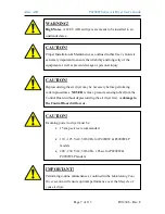 Preview for 7 page of Altec AIR PUREGAS P4200W Series User Manual