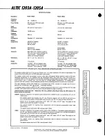 Preview for 2 page of Altec Lansing 1203A SPEAKER SYSTEM Manual