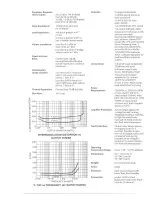 Preview for 3 page of Altec Lansing 1270 POWER AMPLIFIER Specifications