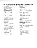 Preview for 2 page of Altec Lansing 1407A POWER AMPLIFIER Manual