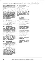 Preview for 8 page of Altec Lansing 1431A SIGNAL PROCESSING Manual