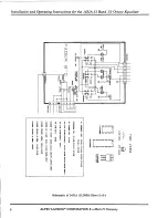 Предварительный просмотр 14 страницы Altec Lansing 1431A SIGNAL PROCESSING Manual