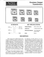 Preview for 1 page of Altec Lansing 15000 TRANSFORMERS Manual