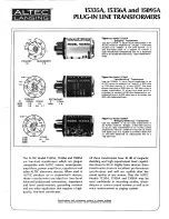 Предварительный просмотр 1 страницы Altec Lansing 15335A Specifications