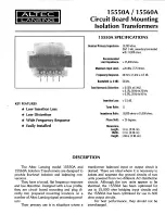 Предварительный просмотр 1 страницы Altec Lansing 15550A TRANSFORMERS Manual