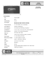 Altec Lansing 1569A Operating Instructions preview