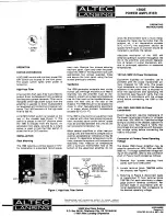 Preview for 3 page of Altec Lansing 1590E POWER AMPLIFIER Manual