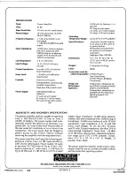 Предварительный просмотр 2 страницы Altec Lansing 1593C Specifications