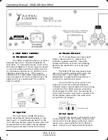 Предварительный просмотр 6 страницы Altec Lansing 1662A Operating Manual