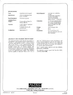 Предварительный просмотр 2 страницы Altec Lansing 1698 SIGNAL PROCESSING Manual