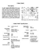 Предварительный просмотр 3 страницы Altec Lansing 1700C SIGNAL PROCESSING Manual