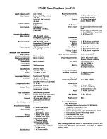 Preview for 2 page of Altec Lansing 1700C SIGNAL PROCESSING Specifications