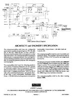 Preview for 6 page of Altec Lansing 1700C SIGNAL PROCESSING Specifications