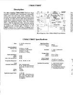 Предварительный просмотр 4 страницы Altec Lansing 1707C MIXER AMPLIFIER Operating And Service Instructions