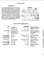Preview for 5 page of Altec Lansing 1707C MIXER AMPLIFIER Operating And Service Instructions