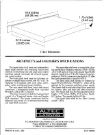 Предварительный просмотр 4 страницы Altec Lansing 1742A SIGNAL PROCESSING Manual