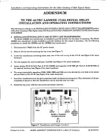 Предварительный просмотр 14 страницы Altec Lansing 1742A SIGNAL PROCESSING Manual
