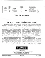 Предварительный просмотр 4 страницы Altec Lansing 1753A SIGNAL PROCESSING Manual