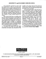 Preview for 4 page of Altec Lansing 1902A SIGNAL PROCESSING Brochure & Specs