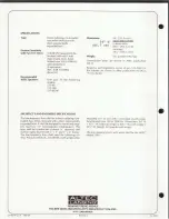 Предварительный просмотр 2 страницы Altec Lansing 210A LF SPEAKER CABINET Manual