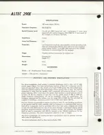 Предварительный просмотр 2 страницы Altec Lansing 290 HF DRIVERS Manual