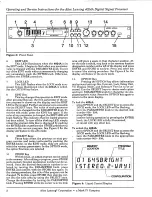 Предварительный просмотр 8 страницы Altec Lansing 4024A SIGNAL PROCESSING Manual