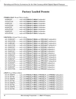 Preview for 18 page of Altec Lansing 4024A SIGNAL PROCESSING Manual