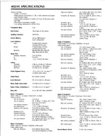 Предварительный просмотр 2 страницы Altec Lansing 4024A SIGNAL PROCESSING Specifications