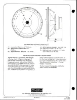 Предварительный просмотр 2 страницы Altec Lansing 416-8B Specification Sheet