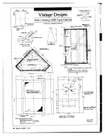 Preview for 1 page of Altec Lansing 606 SPEAKER CABINET PLAN Manual