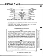 Preview for 2 page of Altec Lansing 71 HF HORNS Manual