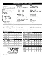Preview for 4 page of Altec Lansing 7140A Specifications