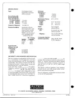 Предварительный просмотр 2 страницы Altec Lansing 816V LF SPEAKER CABINET Manual