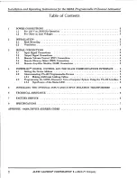 Предварительный просмотр 2 страницы Altec Lansing 8428A SIGNAL PROCESSING Manual