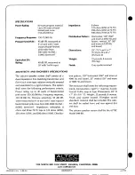 Preview for 2 page of Altec Lansing 849-8B SPEAKER SYSTEM Manual