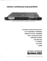 Preview for 7 page of Altec Lansing 8553B SIGNAL PROCESSING Manual