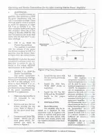 Предварительный просмотр 3 страницы Altec Lansing 9441 POWER AMPLIFIER Operating And Service Instructions