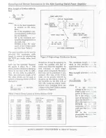 Предварительный просмотр 6 страницы Altec Lansing 9441 POWER AMPLIFIER Operating And Service Instructions