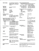 Предварительный просмотр 3 страницы Altec Lansing 9444B POWER AMPLIFIER SERVICE Specifications