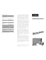 Предварительный просмотр 1 страницы Altec Lansing ACS45.2 User Manual