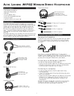 Предварительный просмотр 3 страницы Altec Lansing AHP 612 User Manual